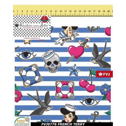 French Terry - Fräulein v. Julie Rockabilly Ringel